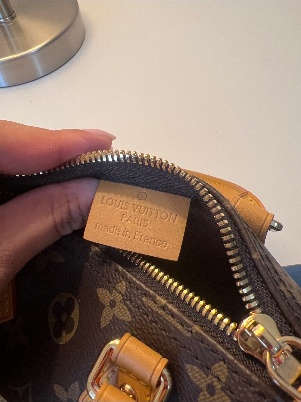 Mini Monogram Floral Crossbody Speedy Bag - Picture 4 of 6